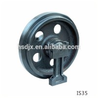 New excavator price mini excavator parts 50Mn front idler roller for construction machinery heavy equipment spare parts